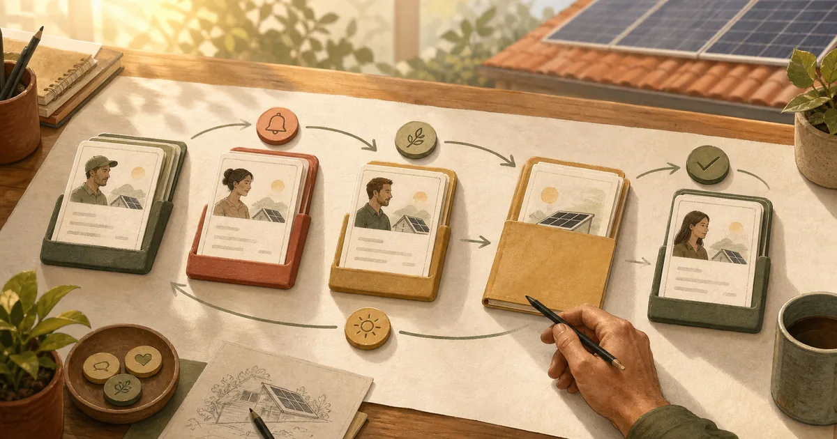 Following up with solar customers using AI